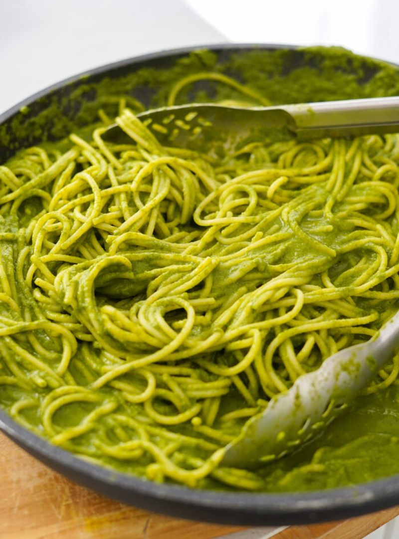 Blend It Into a Bright Green Pasta Sauce