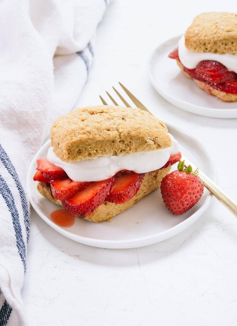 Whole Wheat Strawberry Shortcake