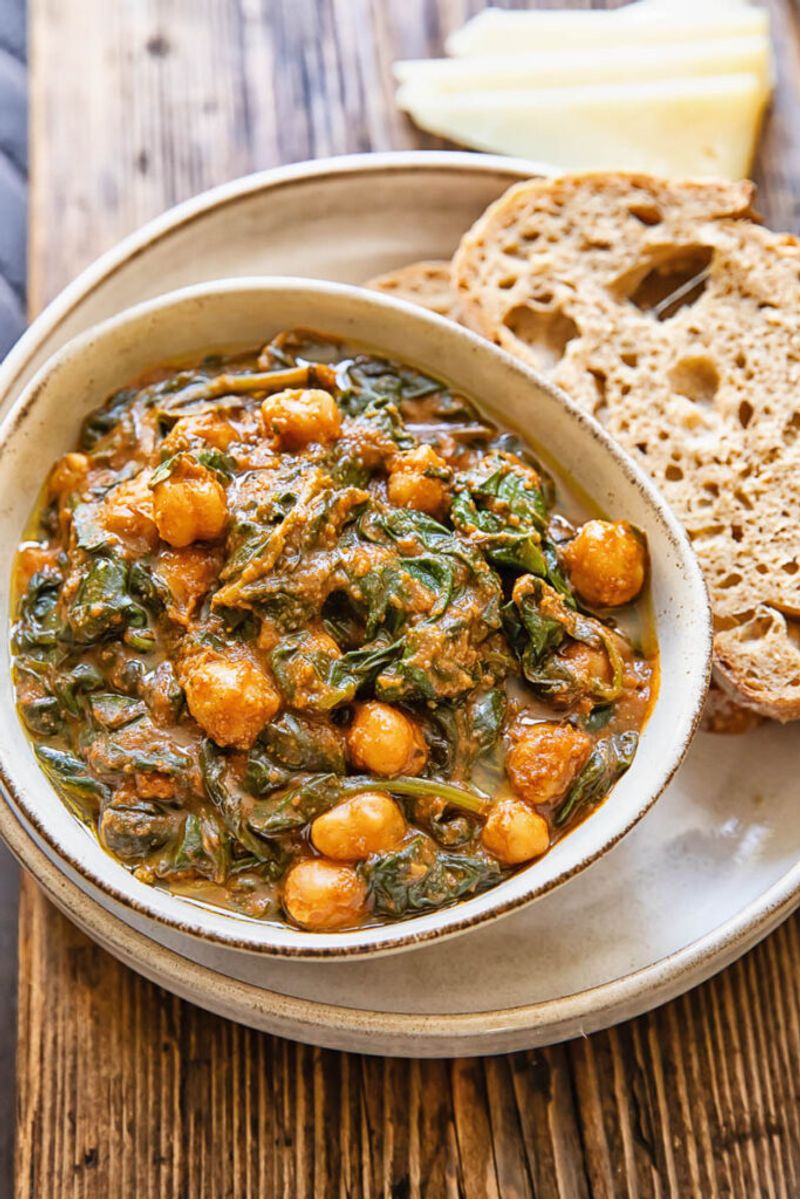 Spinach and Chickpea Stew