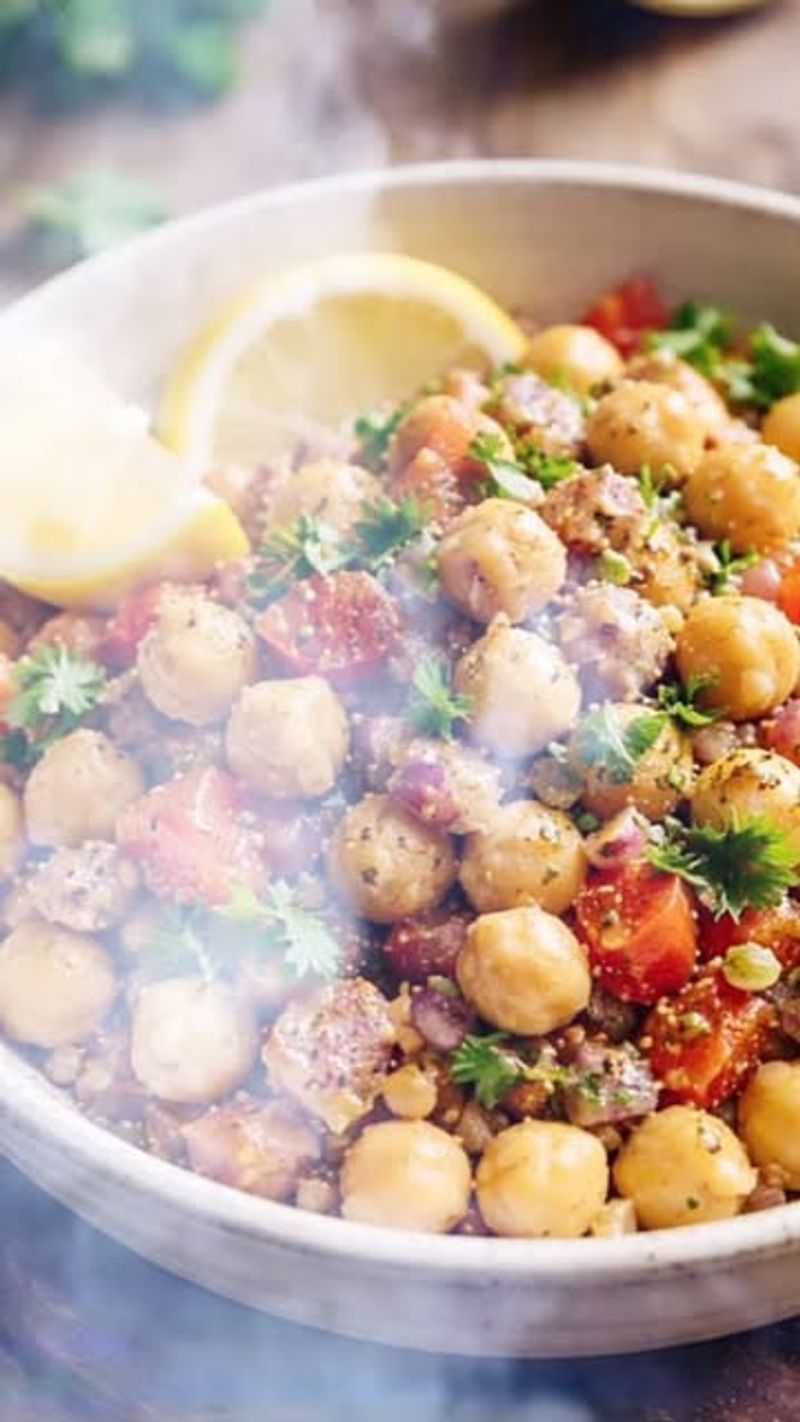Chickpea Chaat Cups