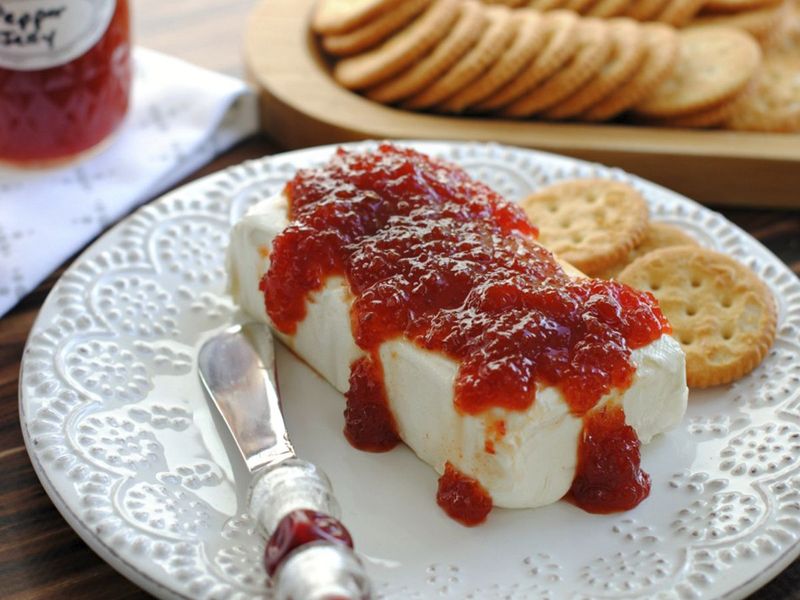 Cream Cheese and Pepper Jelly