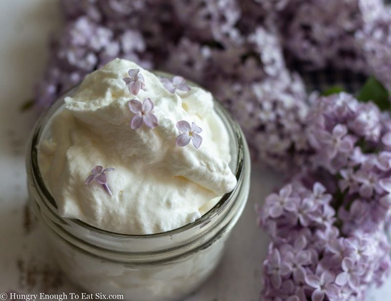 Lilac Whipped Cream