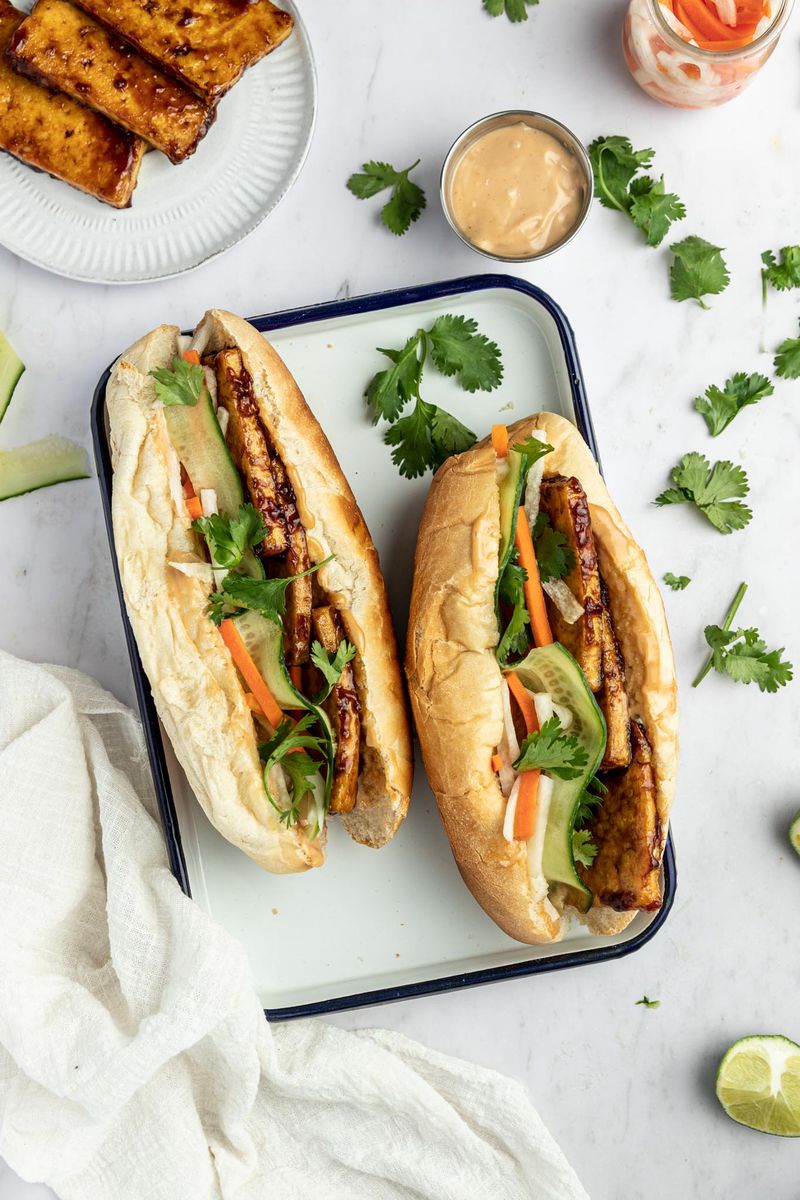 Tofu Banh Mi Sandwich