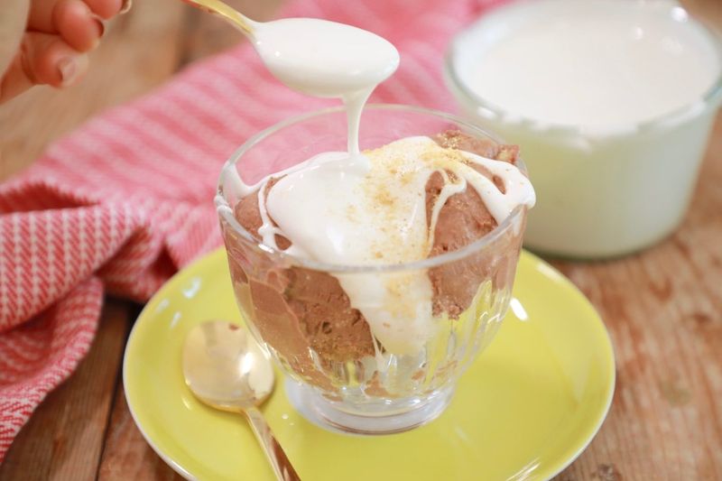 Marshmallow Ice Cream Topping