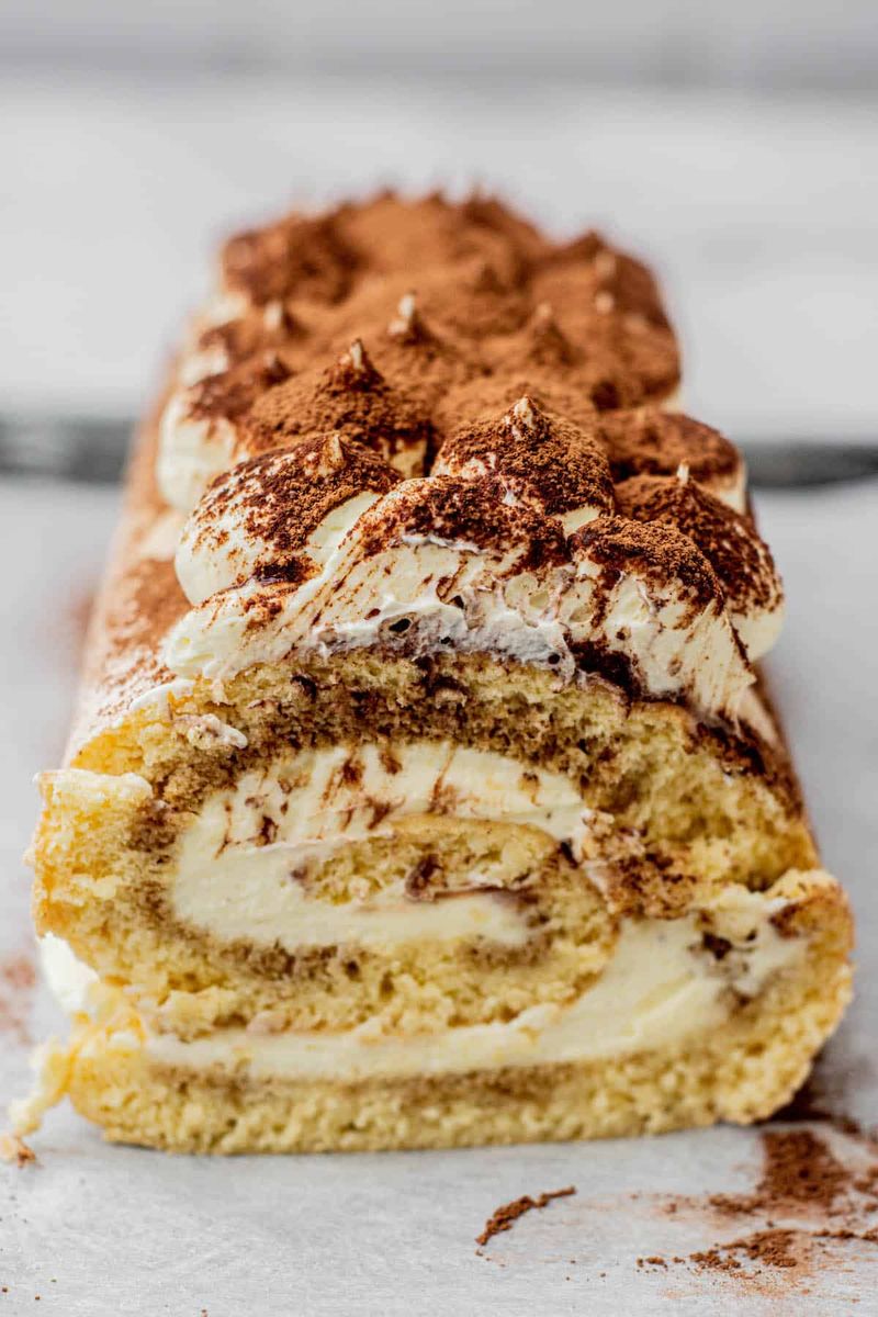 Tiramisu Cake Roll