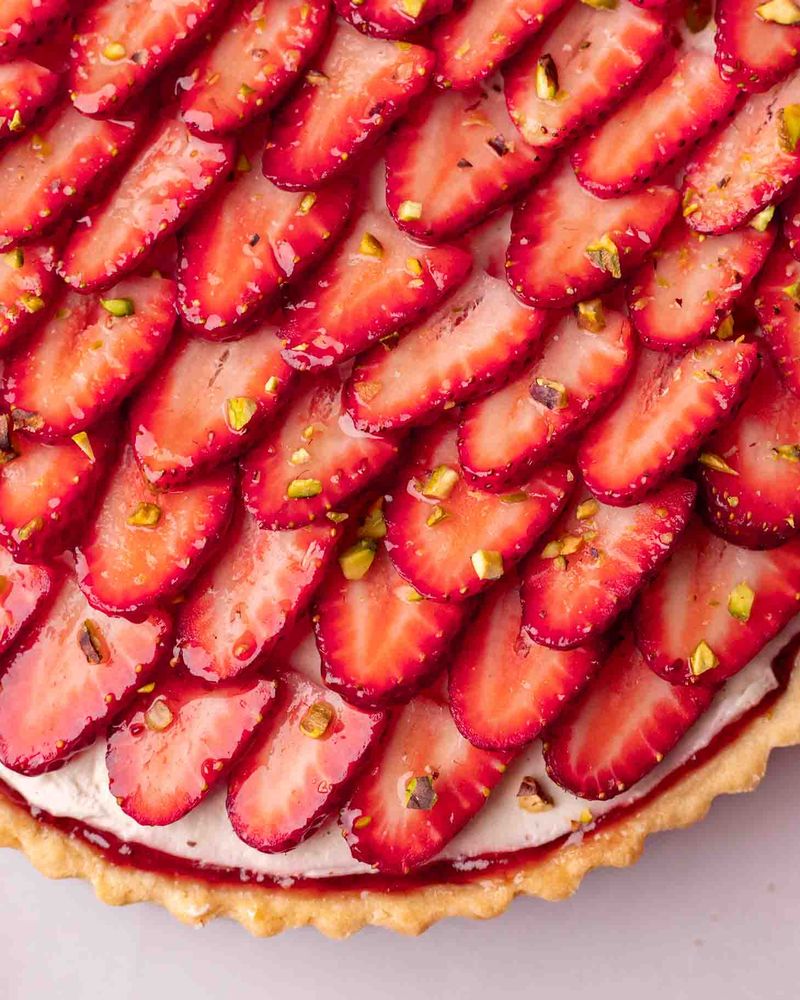 Strawberry Coconut Cream Tart