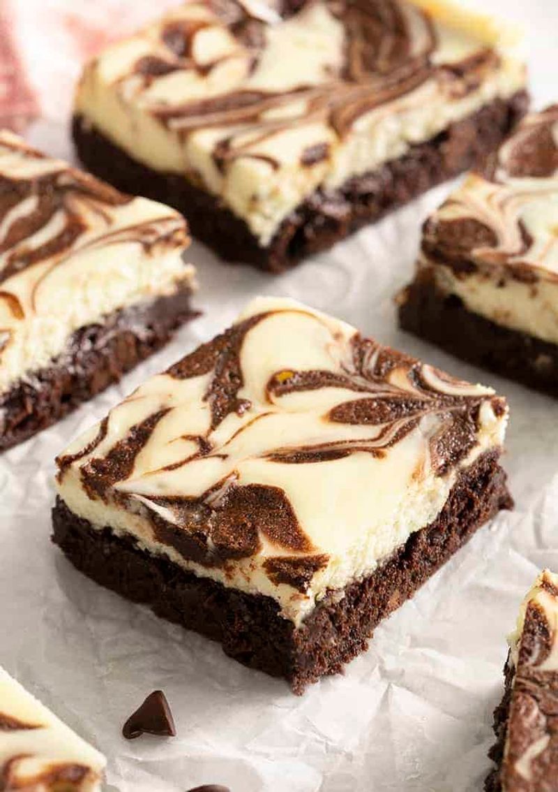 Cheesecake Stuffed Brownies