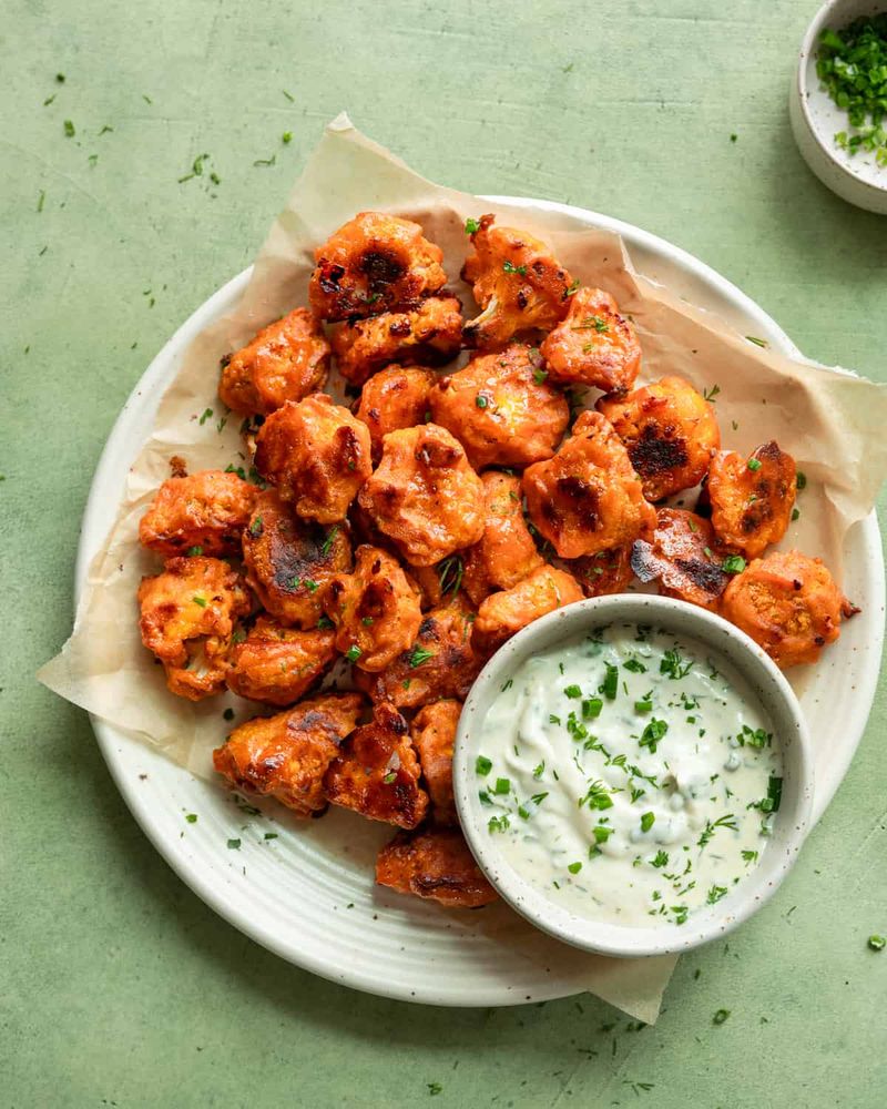 Buffalo Cauliflower Bites