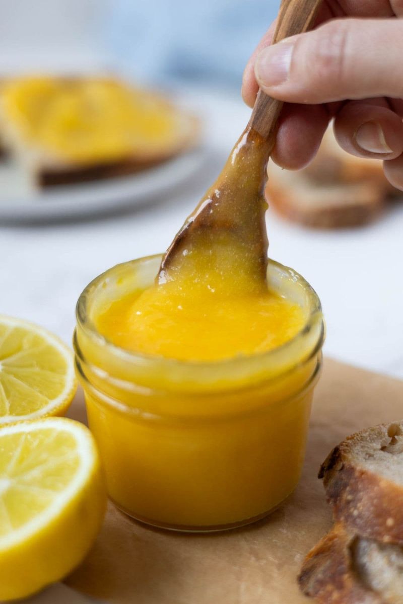 Lemon Curd Straight from the Spoon