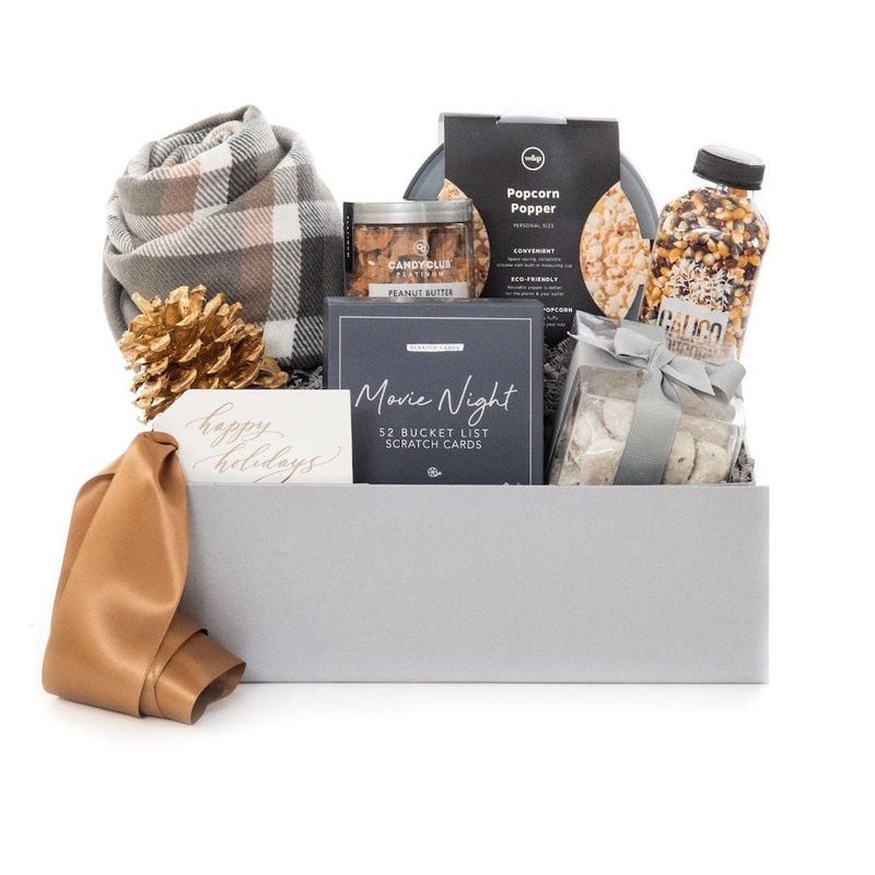 Flavored Popcorn and Movie Night Kit