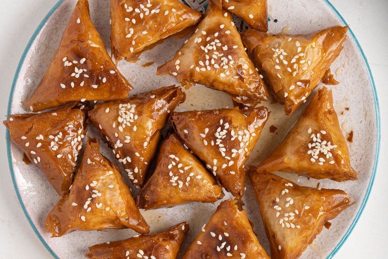 Moroccan Honey and Almond Briouat