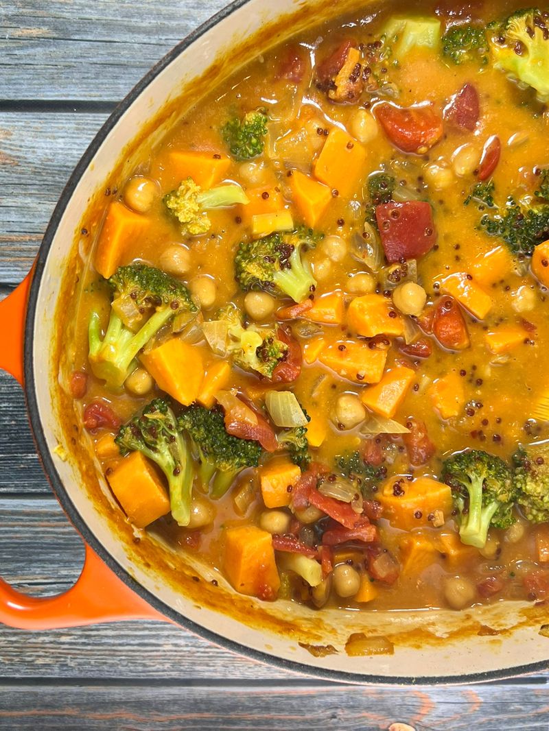 Quinoa and Sweet Potato Curry