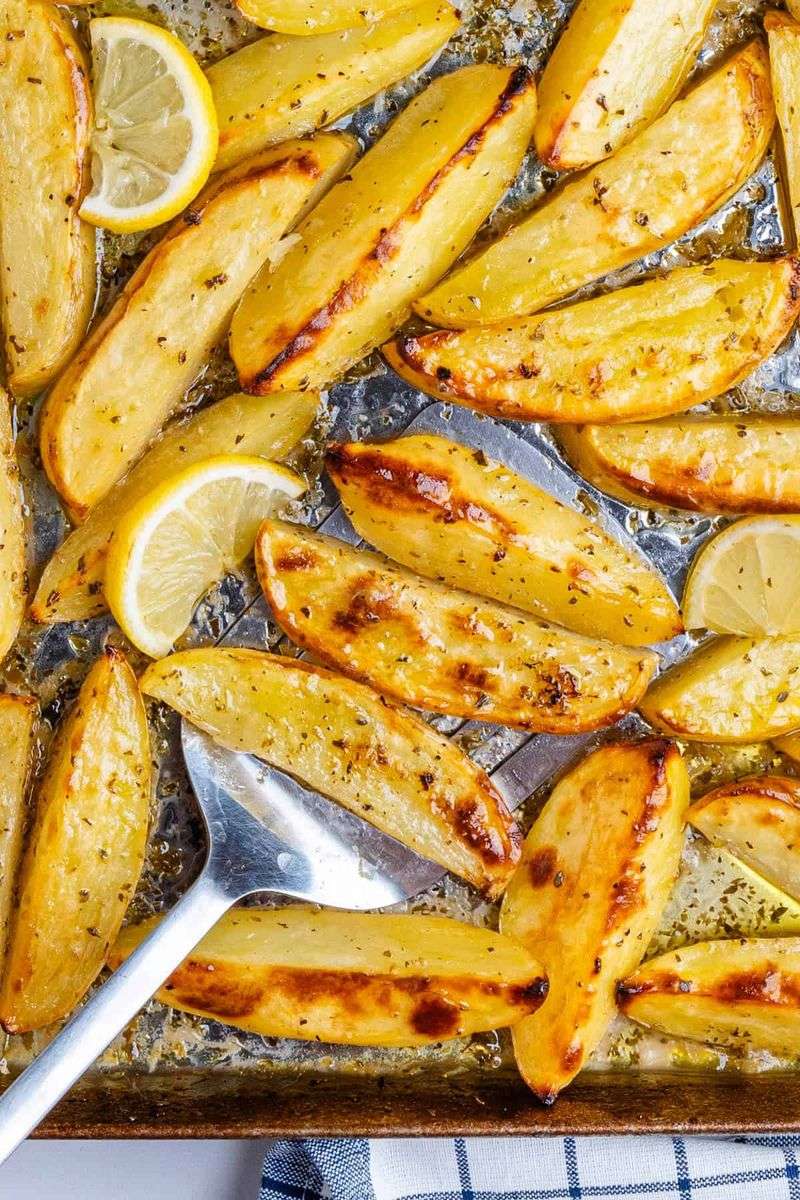 Lemon Roast Potatoes with Oregano