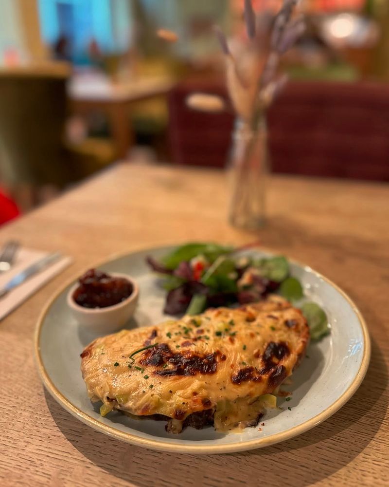 Bake Perl Wen Into Welsh Rarebit Sauce