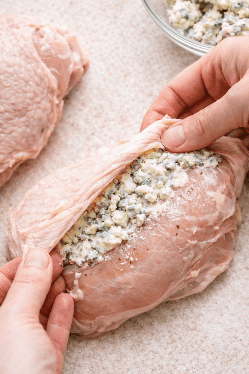 Stuff Chicken Breasts with Shropshire Blue
