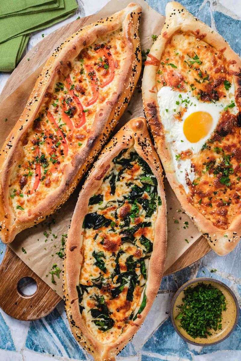 Pide (Turkish Stuffed Flatbread)