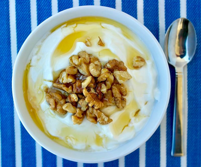Greek Yogurt with Honey and Walnuts