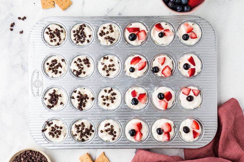 Bite-Sized Cheesecake Cups
