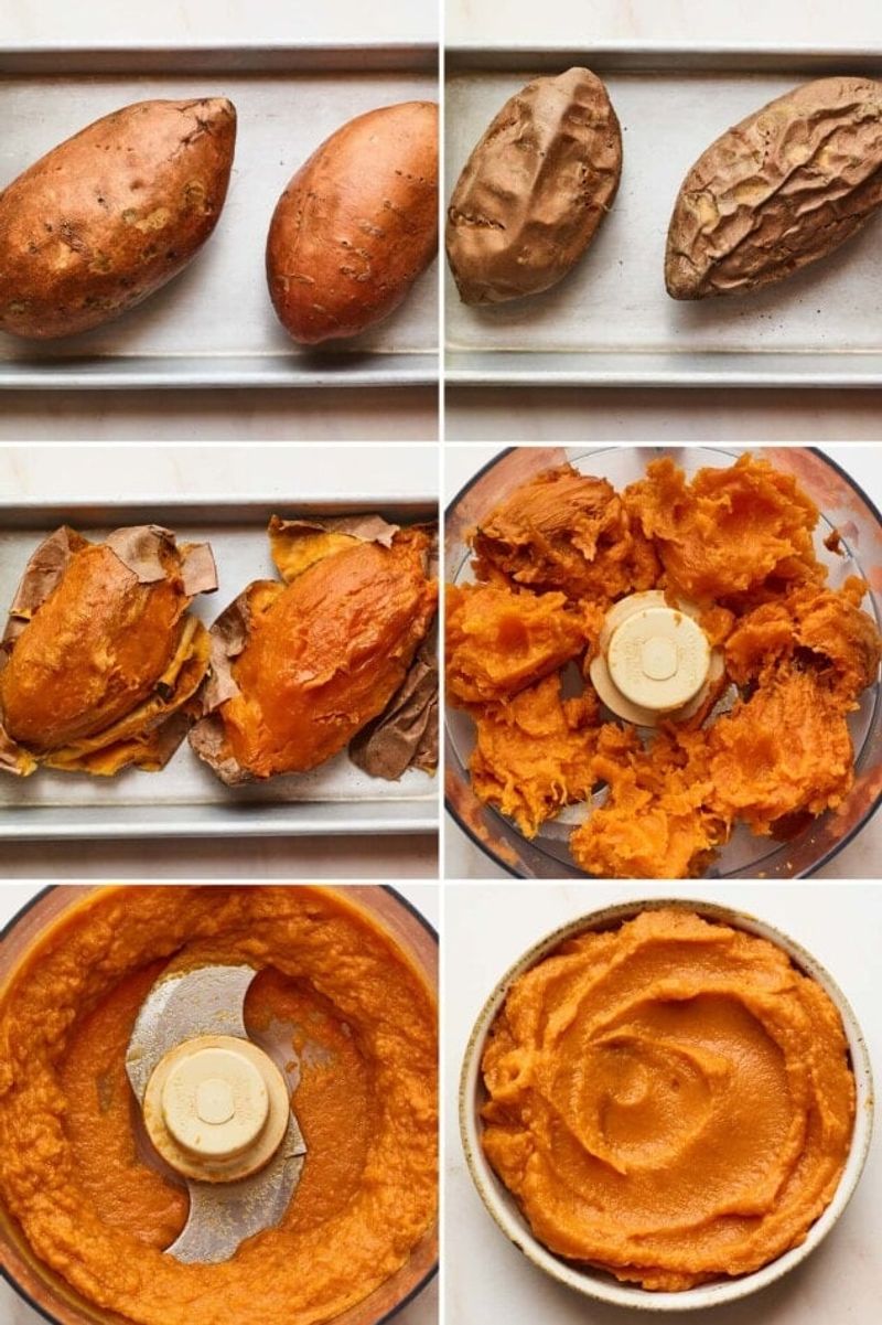 Sweet Potato Puree on Rice Cakes