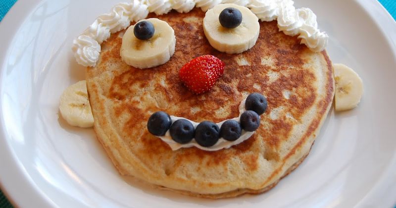 Smiley Face Pancakes