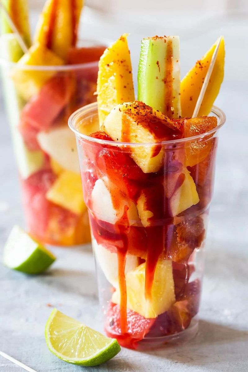Mango and Tajin Fruit Cups