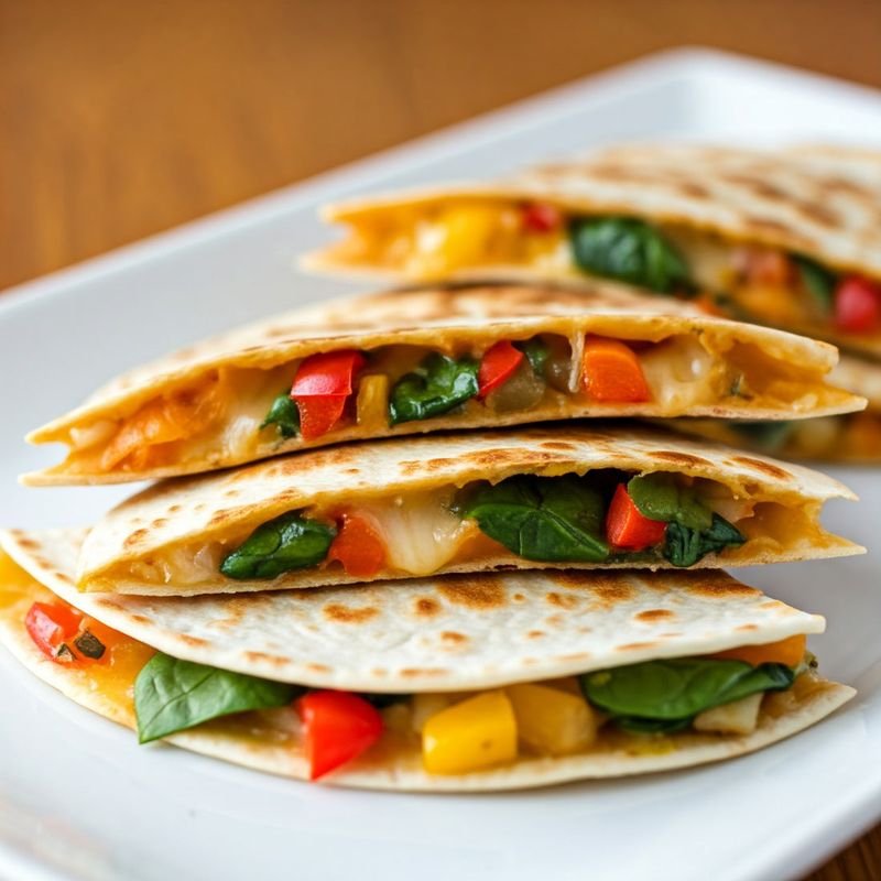 Cheesy Quesadillas with Hidden Veggies