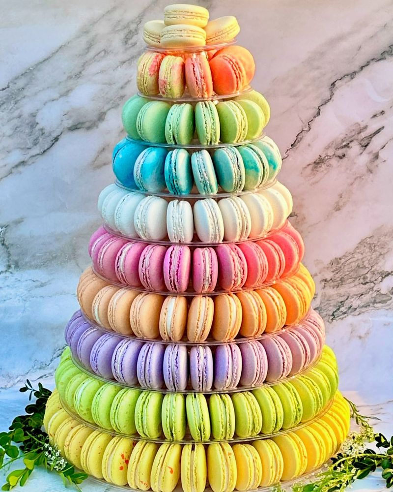 Rainbow Macarons