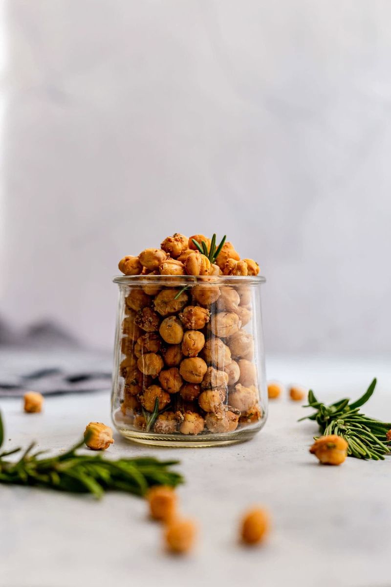 Walnut and Rosemary Roasted Chickpeas