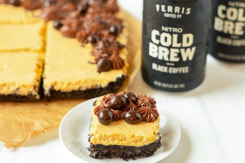 Nitro Cold Brew and Pretzels with Cream Cheese