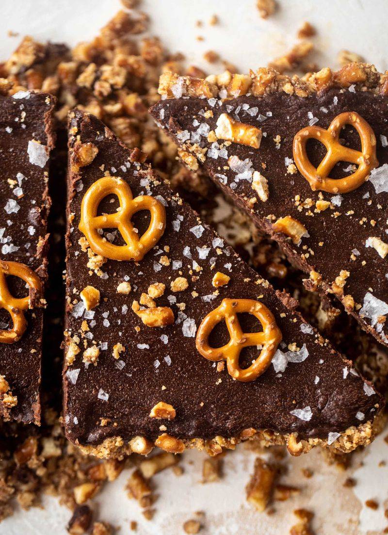 Pretzel Chocolate Tart