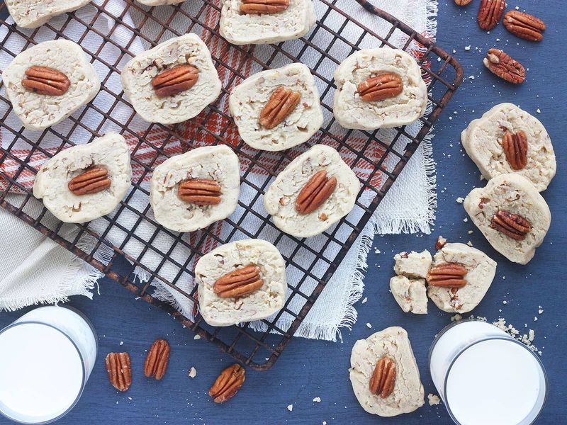 Butter Pecan Icebox Cookies