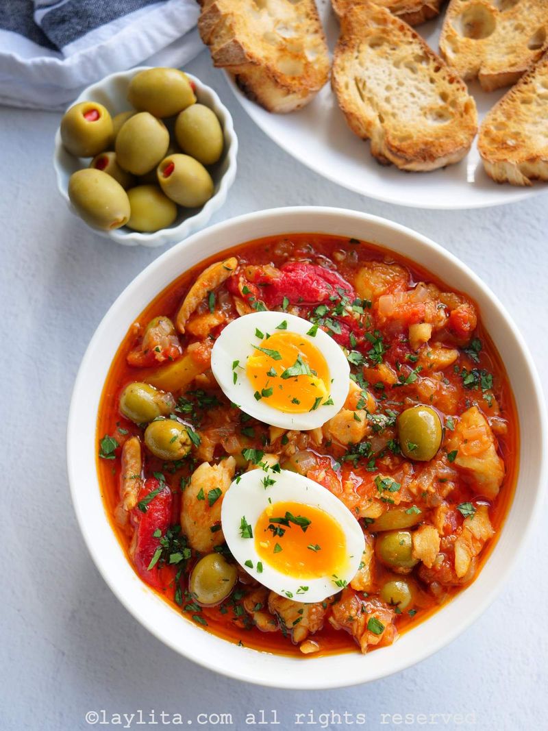 Bacalao a la Vizcaina (Basque Salt Cod)