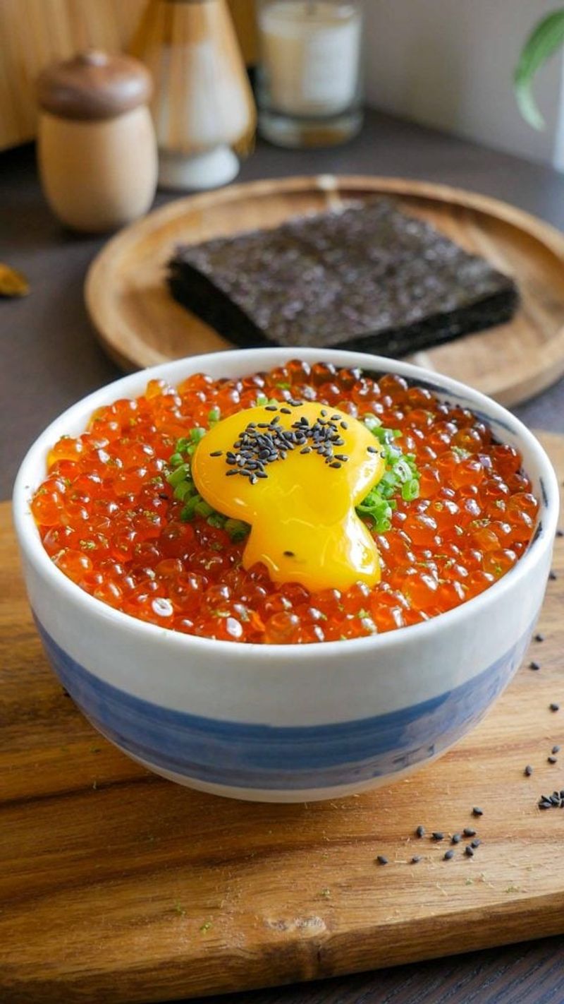 Ikura Don (Salmon Roe Rice Bowl)