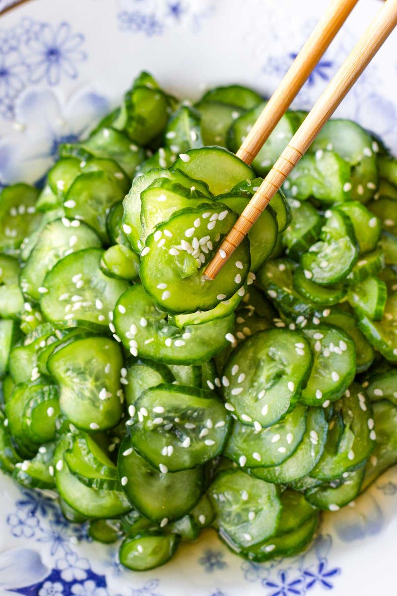 Japanese Sesame Cucumber Salad