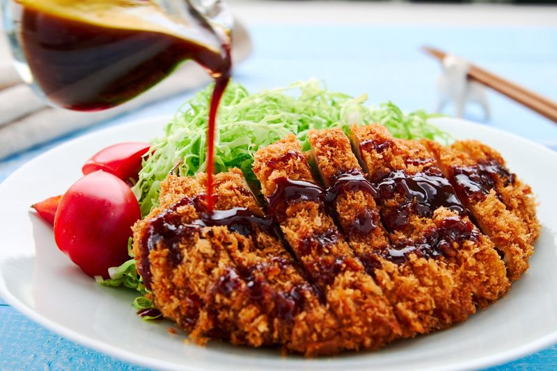 Chicken Katsu with Tonkatsu Sauce
