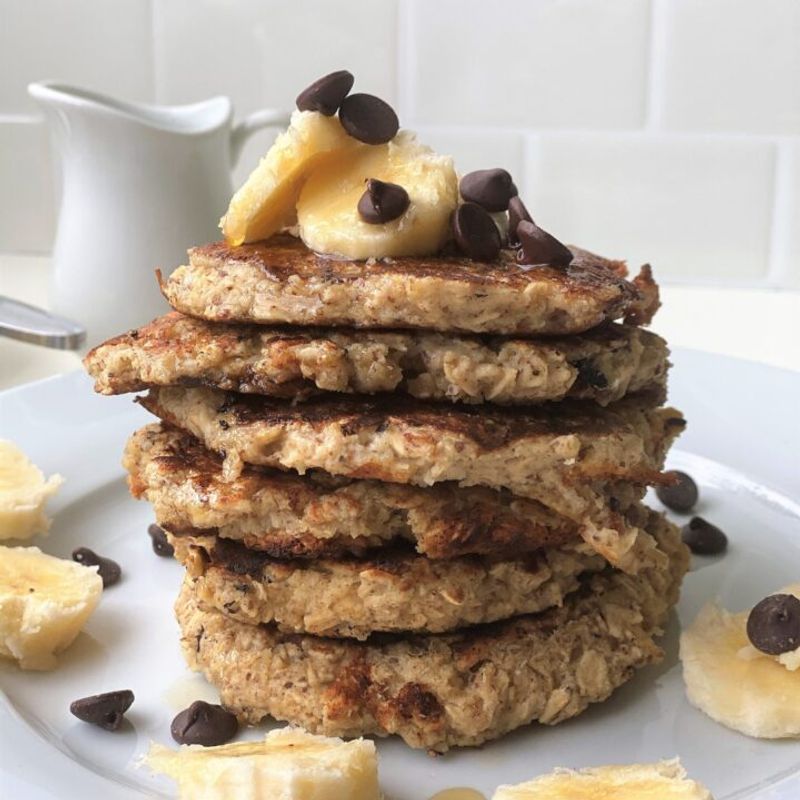Banana Oat Pancakes