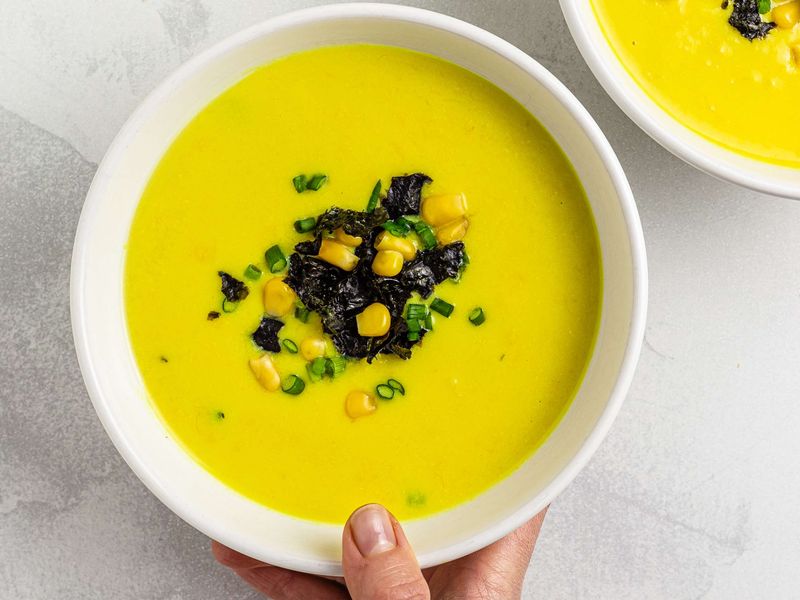 Corn and Butter Miso Soup