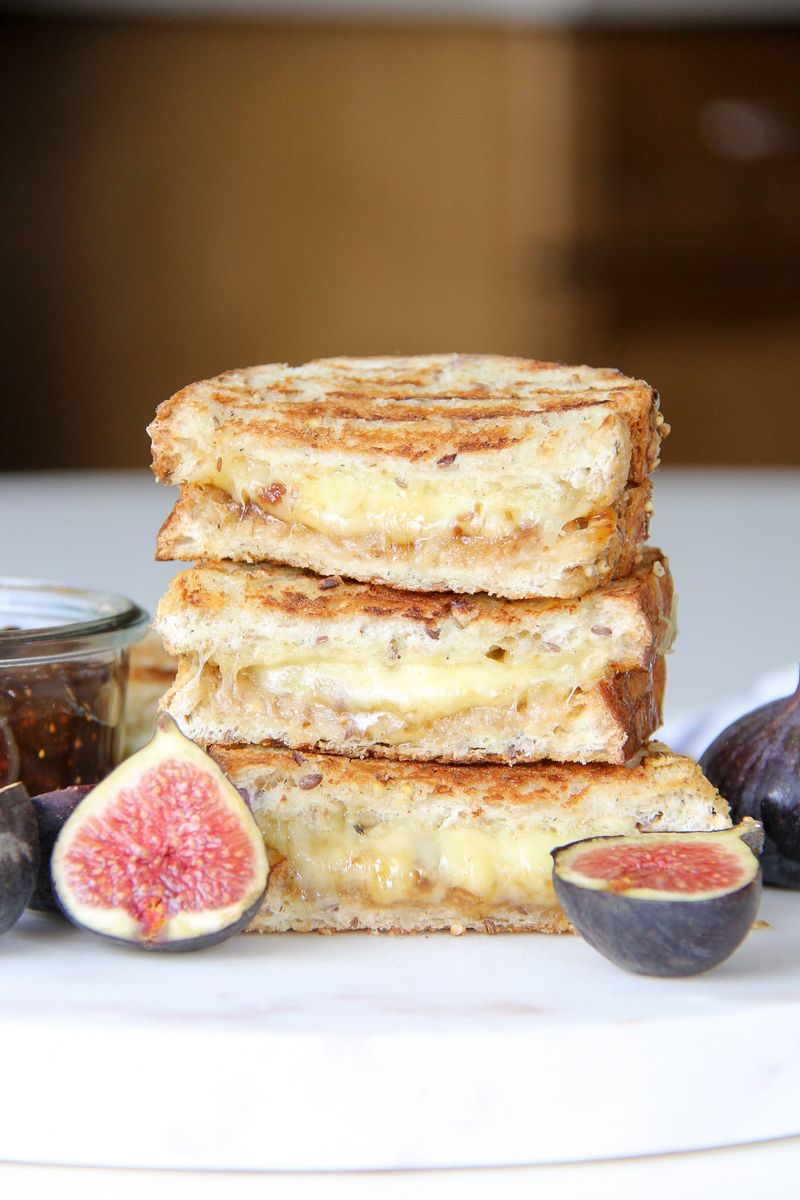 Fig Jam and Gorgonzola Grilled Cheese