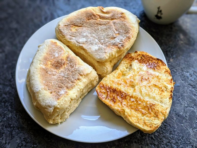 Fried Soda Bread with Egg