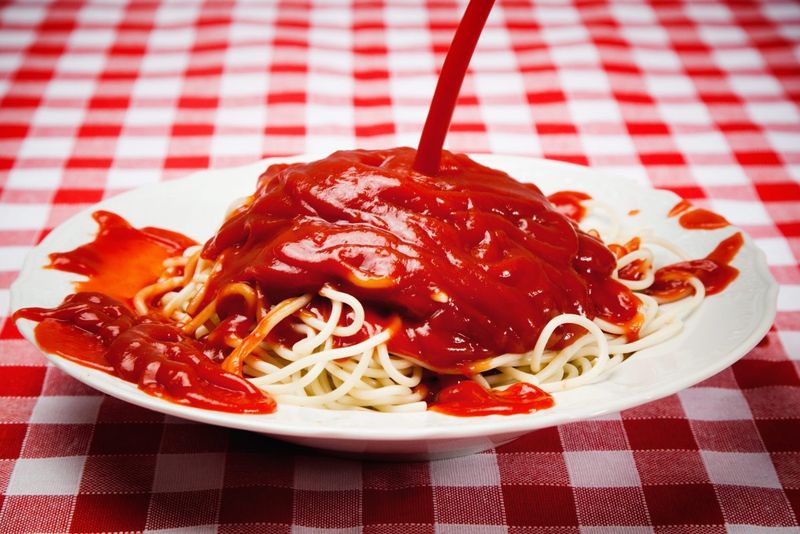 No Ketchup on Pasta in Italy