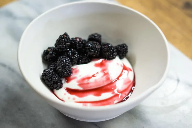 Icelandic Skyr with Berries