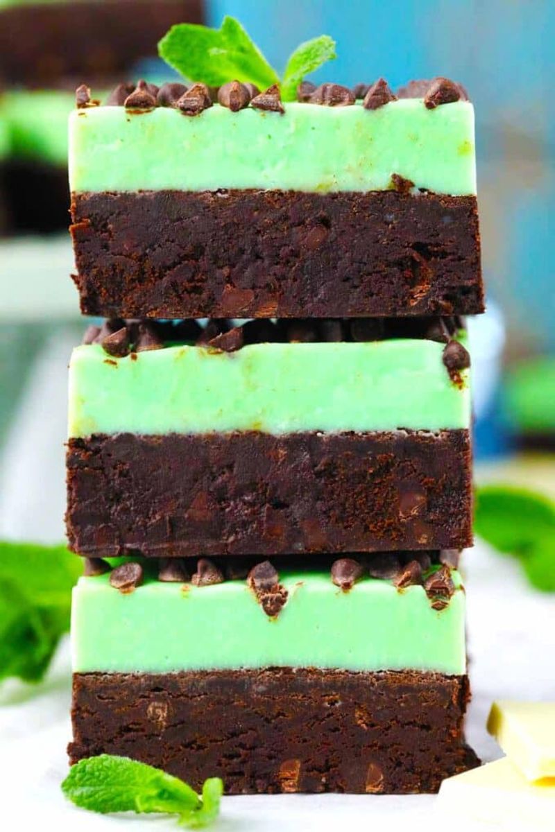 Mint Chocolate Chip Fudge