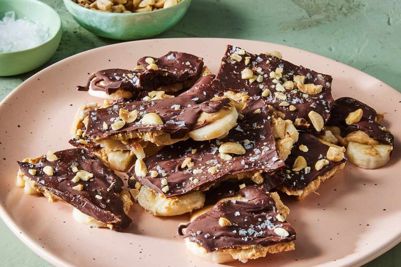 Peanut Butter Banana Frozen Bark