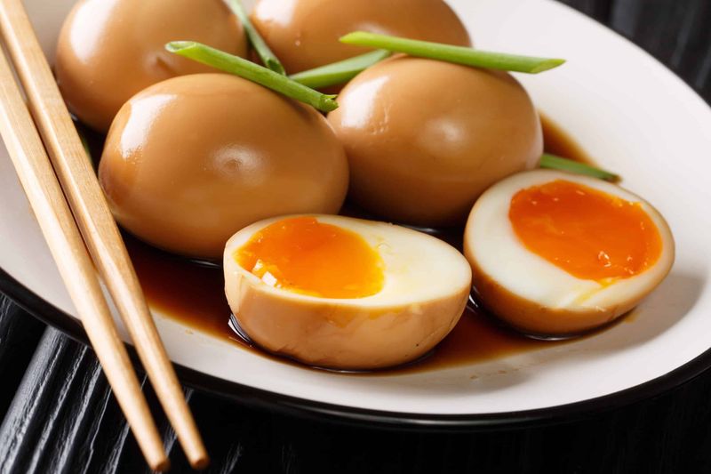 Boiled Egg with Soy Sauce
