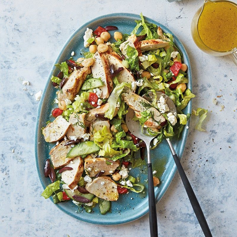 Greek Chicken Salad With Cucumber And Dill