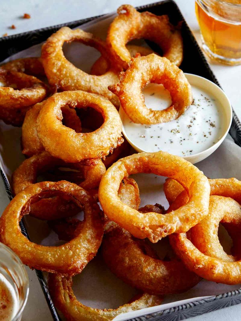 Beer-Battered Onion Rings