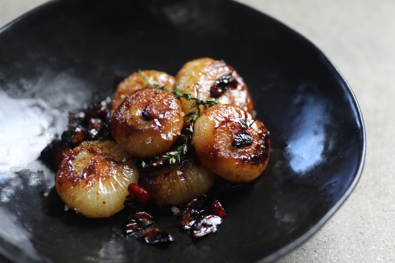 Balsamic Glazed Cipollini Onions