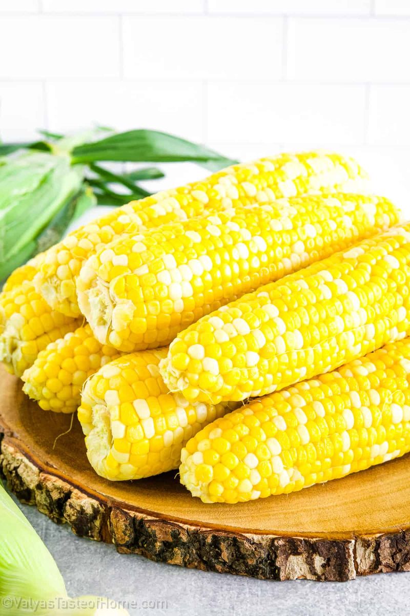 Steamed Corn on the Cob
