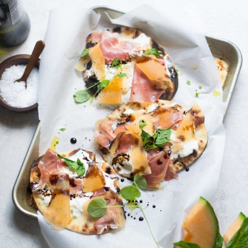Prosciutto and Melon Flatbread