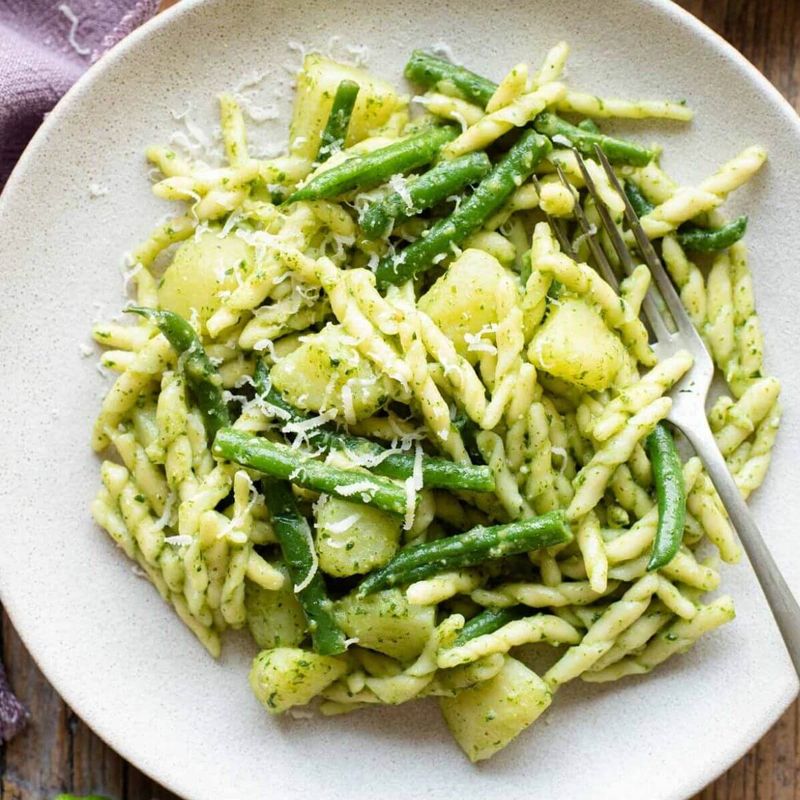 Gnocchi with Pesto and Green Beans